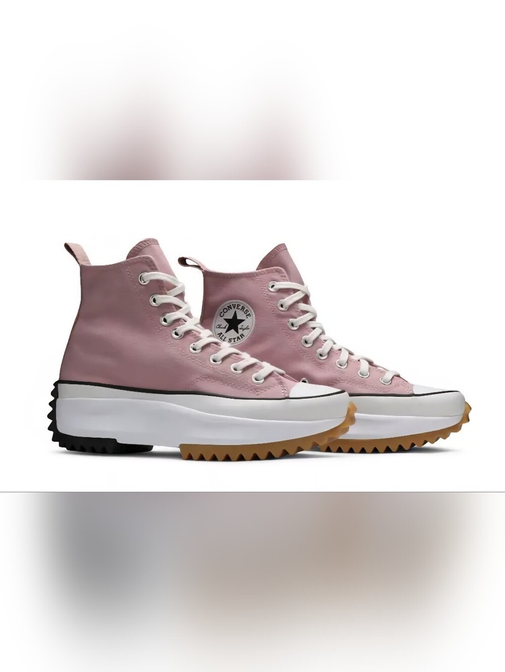 Converse High Top Platform Sneakers in Dusty Pink  Sizs 6.5 W. 5 M